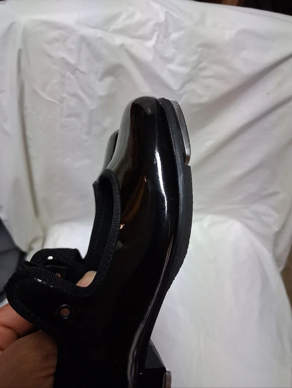 Bolch Black Size 10W  Childs Tap/Dance  Shoes Preowned